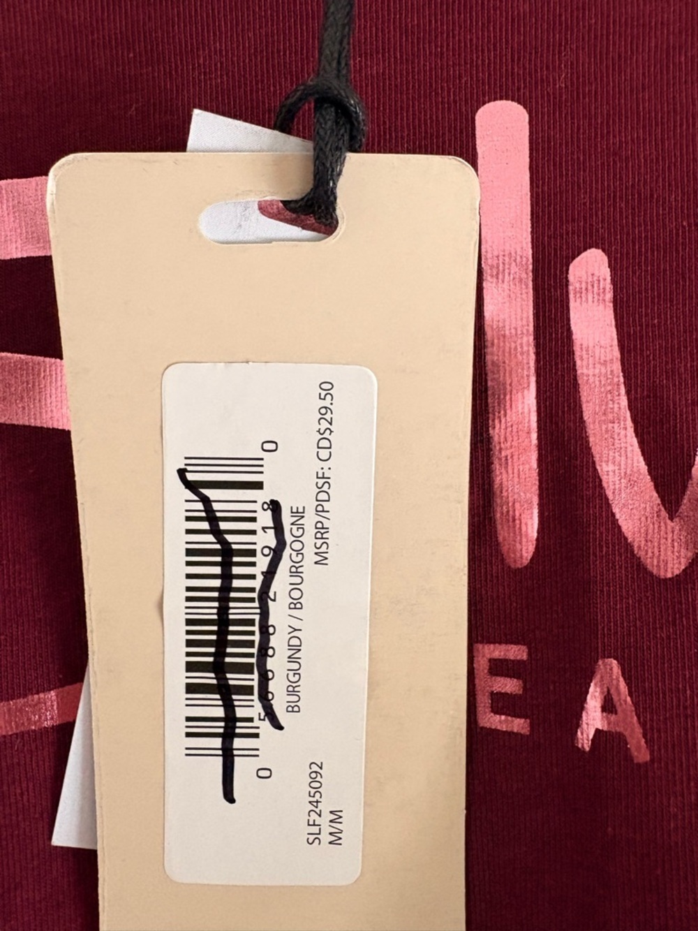 Silver Jeans Co Burgundy Cropped Graphic Tee Size M Y2K Logo T-Shirt - Picture 5 of 10